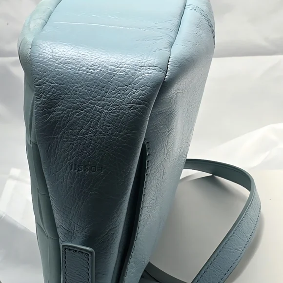 Fossil Jolie Shoulder Hobo bag in Light Blue / Turquiose - Picture 12 of 15
